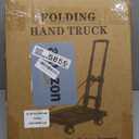 Folding Hand Truck Lightweight Hand Truck Dolly Foldable,Luggage cart with 4 Rotate Wheels, Utility Cart with Adjustable Handle,Collapsible Dolly for Moving