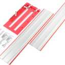 Aidelife Track Saw Guide Rail Kit,Track Guide for Circular Saws,Cutting System