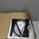 Floor Lamp, Standing Lamp, Torchiere Floor Lamp with Adjustable Reading Lamp, 71" Tall Pole Lamps, 3 Way Switch, Plastic Lampshade, Corner Floor Lamps for Living Room, Bedroom(E26 Base, No Bulb)-Black