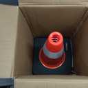 VEVOR Safety Cones, 5 Pack 18" Traffic Cones, PVC Orange Construction Cones with Reflective Collars and Black Weighted Base, for Traffic Control, Driveway Road Parking and School Improvement