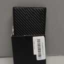 RUNBOX Wallet for Men Slim Rfid Leather 2 ID Window With Gift Box | Slim, Rfid, 2 ID Window, With Gift Box, Slim, Rfid (Carbon Black-15 slots)