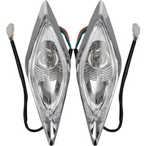 HIAORS ATV Quad Headlight Head Lamp for Coolster Taotao Kazuma Sunl 50cc 70cc 110cc 125 50cc 110cc 150cc 200cc 250cc 4 Wheeler Parts Left and Right