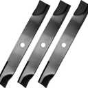 Heavy Duty Blades Compatible with Kubota Mower 54" K5617-34330 ZG23 Z125E Z125S ZG127 ZG2354, 3 Pack