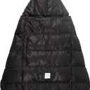 7AM Enfant Baby Carrier Cover - K-Poncho Universal Fit Winter Ultra Soft Plush Lining, Water Repellent Bunting Bag with Adjustable Hood, Multifunctional Stroller & Car Seat Blanket Cover | (0-3T)