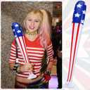 2 x 3 Pcs Halloween Women Jester Costumes Accessory Set Inflatable Baseball Bat Spike Leather Punk Cuff Bracelet Women