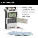 TENS 7000 Digital TENS Unit with Accessories - Muscle Stimulator Machine for Back Pain Relief, Sciatica, Neck, Nerve, Shoulder, Hip, Elbow, Muscle Pain Relief