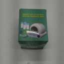 Cat Litter Bags, 80 Pieces Litter Box Liners for Automatic Cat Litter Box Self Cleaning, 4 Rolls 18 x 18 inches Robot Drawstring Bags, White