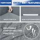 YEMYHOM Couch Cover Latest Jacquard Design High Stretch Extra Large Sofa Covers Pet Dog Cat Proof Oversized Slipcover Non Slip Magic Elastic Furniture Protector (XL Sofa, Light Gray)