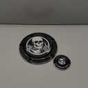 5 Hole Derby Timer Cover and 2 Hole Points Covers Skull fit for Harley Touring Road King Electra Glide Street Glide Road Glide Tri Glide Dyna Softail