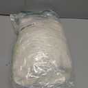 Fisoew Womens Crochet Sleeveless Dress Casual Summer V Neck Boho Knit Cover Up Beach Vacation Midi Tank Dresses Beige M