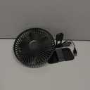 SLENPET 6 inch USB Desk Fan, 4 Speeds, Ultra-quiet, 90 Adjustment for Better Cooling, Portable Mini Powerful Desktop Table Fan, Small Personal Fan for Home Office, Metal Base, Black