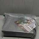 PRANDOM Large Foldable Cube Storage Bins 13x13 inch [4-Pack] Fabric Linen Storage Baskets Cubes Drawer with Cotton Handles Organizer for Shelves Nursery Closet Bedroom Black