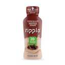 Ripple Vegan Protein Shake | Chocolate | 20g Nutritious Plant Based Pea Protein | Shelf Stable | No GMOs, Soy, Nut, Gluten, Lactose | 12 Oz, 12 Pack (EXP 10/14/26)