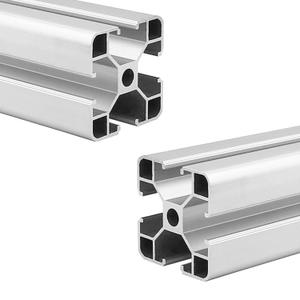 4040 Aluminum Extrusion 17.72 inch / 450mm Length T Slot Silver 2 Pack, Extruded Aluminum 40mm x 40mm 40 Series T Type Profiles Anodized European Standard Linear Rail Frame 2Pcs