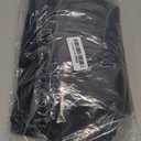 HOMEXCEL 2 Pack Large Microfiber Hair Towels Waffle Weave- 40 x 26.5 inches Fast Drying Turbans for Long, Thick, Curly Hair - Anti Frizz Wrap with Elastic Strap, Black/Grey