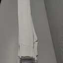 Extra Wide Pinch Pleat Curtains 84 Inches Long for Patio Sliding Glass Door Natural Cream Linen 60 Inch Wide Curtain Memory Trained Pleated Drapes Hooks Rings 60x84 Curtain for Large Window 1 Panel