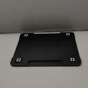 360° Rolling Tray Bamboo Appliance Slider for Kitchen Appliances, for Breville Espresso Machine Accessories, Sliding Tray for Coffee Maker Appliances Mat Easily from Under The Cabinet Black 13"×15.7"