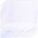Imperial Bamboo Handkerchief Set- 6 Pack (White)