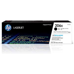 HP 206X Black High-yield Toner Cartridge | Works with HP Color LaserJet Pro M255, HP Color LaserJet Pro MFP M282, M283 Series | W2110X, Pack of 1, Black