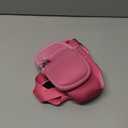 linmaya Water Bottle Carrier Bag for Stanley Cup 40/30oz with Phone Holder Pockets,Neoprene Water Bottle Cross-body Bag with Adjustable Shoulder & Hand Strap Stanley Cup Accessories (Fuchsia Pink)