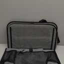 Car Backseat Organizer with Tablet Holder,11 Storage Pockets with Foldable Food Tray, Protector Kick Mats for Kids, Travel Accessories Organizer (Gray, Pack of 2)