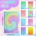 24 Pcs Glitter Mini Pocket Notepads for Kid Party Favor 6 Style Cute Notebook 32 Page 5 x 3 Inch Lined Paper Travel Writing Prism Journals for Women Birthday Back to School Gifts(Classic Color)