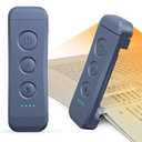 Glocusent USB Rechargeable Book Light, Portable Clip-on LED Reading Light, Reading Lights for Books in Bed with 3 Amber Colors & 5 Brightness Dimmable, Compact & Long Lasting, Perfect for Book Lovers