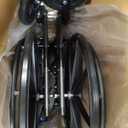 Medline Lightweight Wheelchair for Adults With Swing-Back, Desk-Length Arms, Elevating Leg Rests; 18W" x 16"D Seat