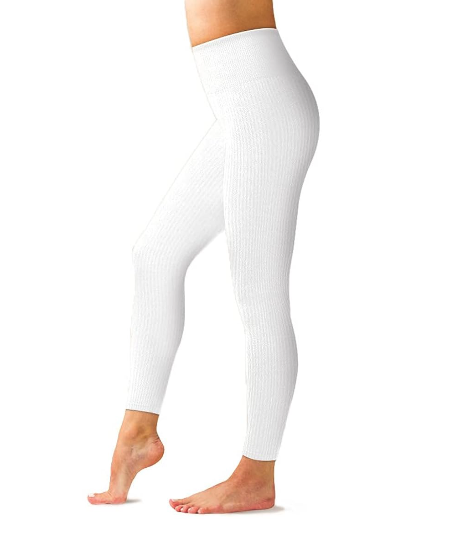 Warner's Women's Leggings - Seamless Shaping High Waisted Control Yoga Pants - Run Resistant Workout Pants for Women (S-M)