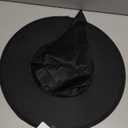 Classic Black Witch Hat - Perfect Halloween Costume Accessory For Fun Parties & Magical Celebrations - 1 Pc