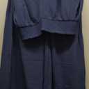 Dokotoo Pants Sets Women 2 Piece Outfits Sleeveless Round Neck Tank Tops Matching Sets for Women Elastic Waist Wide Leg (Large, Blue)