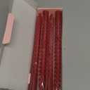 4 Pack Red Spiral Taper Candles for Home Decoration, 10 Inch Cream Candlesticks for Dinner Party Wedding Holiday, Dripless and Smokeless