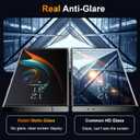 2 Pack Matte Glass Screen Protector for Samsung Galaxy S24 Ultra [6.8 Inch] + 2 Pack Camera Lens Protector with Installation Frame,Fingerprint Unlock Compatible Anti-Glare 0.2mm Tempered Glass
