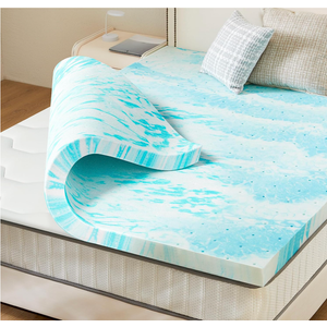Mattress Topper, Twin Size Cooling Memory Foam Bed Toppers, 2 Inch Soft Mattress Pads for Sleeper Sofa, RV, Camper, CertiPUR-US Certified