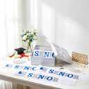Janinka 6 Pcs Senior Sash 2026 Graduation Satin Sash with Glitter Letter Silver Crown Tiaras Cheer 2026 Gifts for Graduation Party Cheerleader Prom Photos Celebration(Blue)