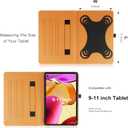 9"-10.5" Inch Universal Tablet Case, Protective Cover Stand Folio Case for 9 10 10.5 Inch Android Touchscreen Tablet, with Adjustable Fixing Silicon Band,Black