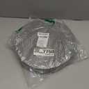 Round Placemats Set of 6, Cotton Rope Woven Table Mats, Hot Pads for Kitchen, Non Slip Heat Resistant Place Mats, 13 Inches Braided Placemat for Farmhouse Decor and Kitchen Table Decor (Gray)