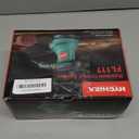 HYCHIKA 5-Inch Random Orbital Sander, 13000RPM Electric Palm Sander with 6 Variable Speeds, Powerful Motor, 12PCS Sandpapers and Efficient Dust Collection Bag, for Woodworking, Finishing and Polishing