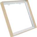 CANFRAVAS Canvas Frame 20x20, DIY Metal Floating Frame, Canvas Floater Frames for 0.6"-0.9" Deep Print Painting (Natural,20"x20")