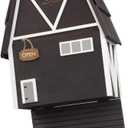 Big Bat Box - Big Bat Barn 3 Chamber, Compact Bat House for Outside - Artificial Roost Kit for Wall-Mount - Bat Houses for Backyards