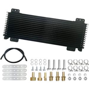 LPD47391 47391 Low Pressure Drop Transmission Oil Cooler Suitable For Heavy Duty 40,000 GVW Max 40K Transmission Cooler including Mounting Hardware, Towing Applications and Advanced Cooling Protection