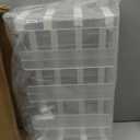 4-Compartment Acrylic Cup Dispenser, White Cup and Lid Holder for Counter, 16.5 * 4.1 * 9.4 inches,Wall-Mounted Cup Organizer, Clear Desktop Cup Storage Holder or Kitchen, Coffee, Bar