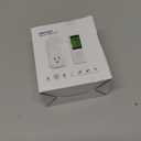 Digital WTC200 Wireless Thermostat Plug-in Temperature Controller Outlet, Remote Temp Controller, Thermometer Heating Cooling Mode for Fan Heater Greenhouse Home Brew Reptile - Black