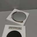 Deco Brothers Vanity Mirror with Stand 5.65-Inch Double Sided, 8X Magnification, Nickel