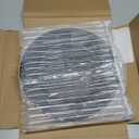 13" Hammered Charger Plates, Black Elegant Dinner Plate Chargers Set of 6, Round Server Ware for Wedding Party Decoration