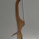 RAPSAKEMOH Bread Knife for Homemade Bread sourdough,Bread slicer for Homemade Bread, Sourdough bread knife, Baguettes and More Cuts Thin,Bow Design Easy to Cutting Even Slices (Brown)