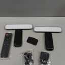 FULEN 2 Pack Picture Lights for Wall,Battery Operated Wall Sconce Rechargeable,LED Wall Light Cordless with Remote,3 Color Temperature, Art Lights for Painting,Frame,Gallery,Dartboard Lights,Black