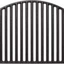 Kamado Joe Durable Half-Moon Cast Iron Cooking Grate with Grill Grate Lifter for Classic Joe 18-inch Charcoal Grill and Smokers in Black, Model KJ-HCICG