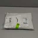 RYB HOME 100% Blackout Tricia Door Curtains, Linen Textured Blend Thermal Insulating Privacy French Door Window Tie Up Shades Living Room Curtains for Kitchen, W 34 x L 69 inches, Ivory, 1 Panel