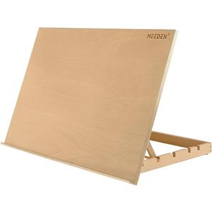 MEEDEN Extra Large(20"x 30") Wooden Tabletop Easel for Painting, 5-Position Adjustable Drawing & Sketching Board, Portable Beechwood Desktop Art Easel Stand for Adults, Artists, Beginners & Student